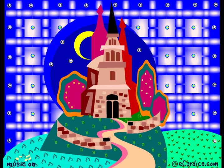 Sweet 16 Fairytale Castle eCard - free Sweet 16 greeting card