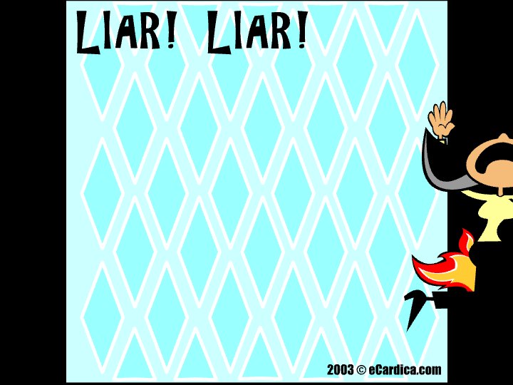 Liar Liar Genie Birthday eCard - free For Her greeting card