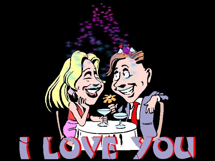 Toast To I Love You eCard - free Just Because greeting card