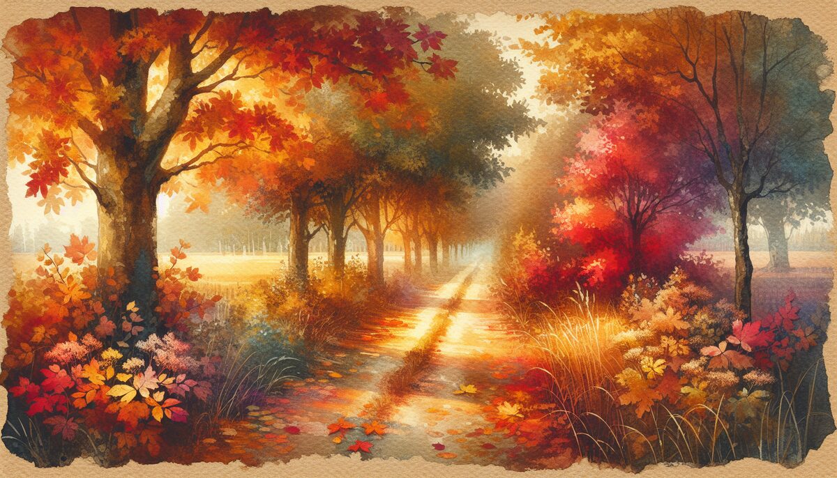 Autumn Wishes eCard - free Thanksgiving greeting card