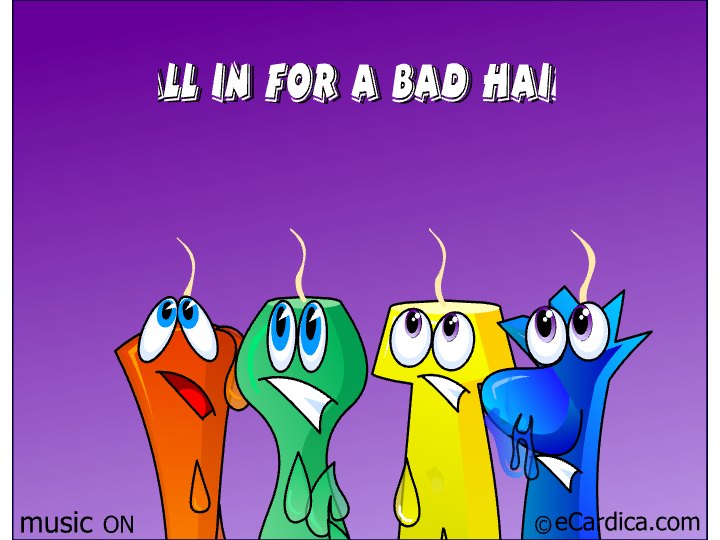All In For A Bad Hair Day eCard - free Funny greeting card
