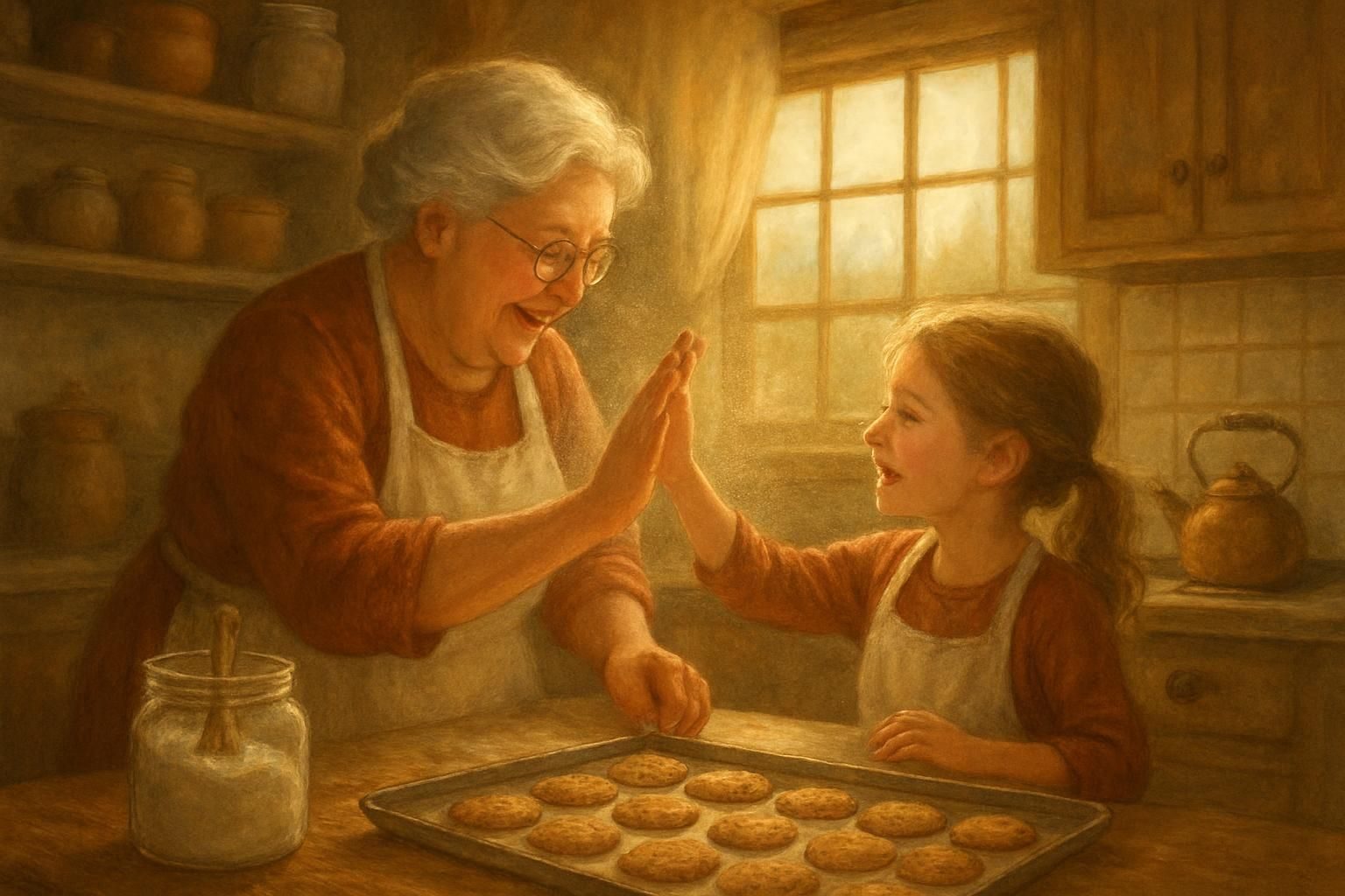 Baking Day Memories eCard - free Grandparents Day greeting card
