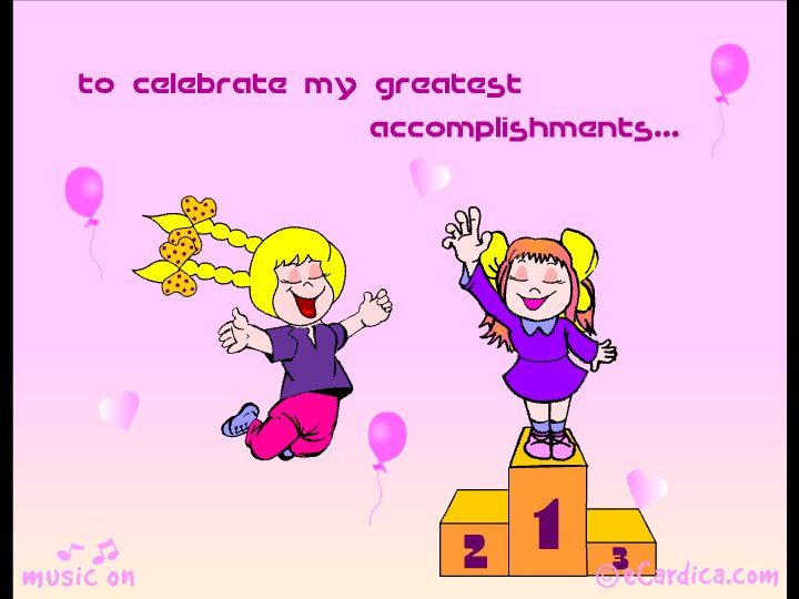Best Friends Greatest Accomplishments eCard - free Friendship greeting card