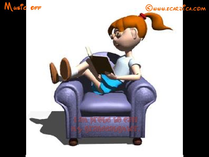 Proud Of My Granddaughter eCard - free Family greeting card