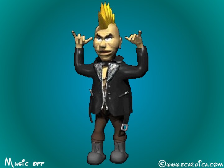 Rocker Son Birthday eCard - free Family greeting card