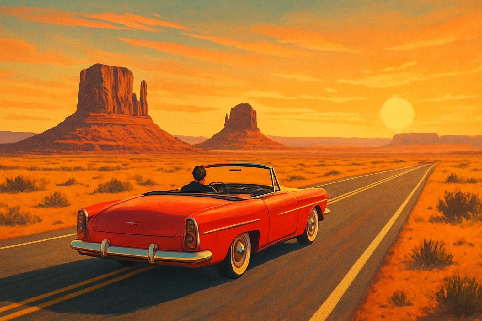 Open Road eCard - free Brother Birthday greeting card