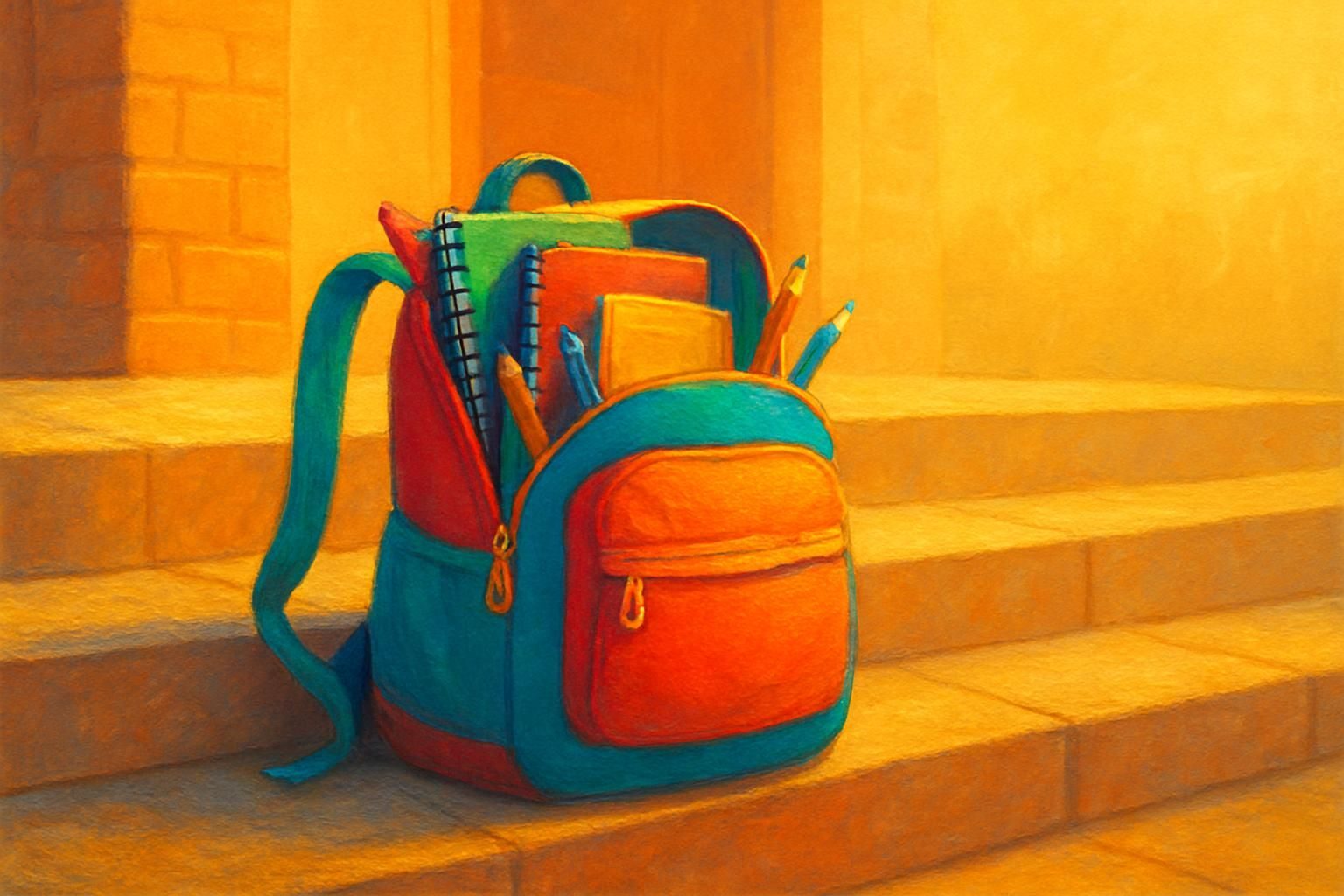 Backpack Adventure eCard - free Back to School greeting card