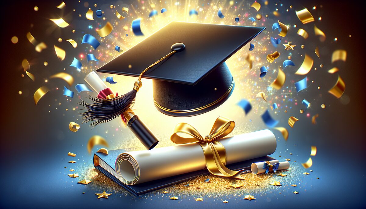 Cap & Diploma eCard - free Graduation greeting card