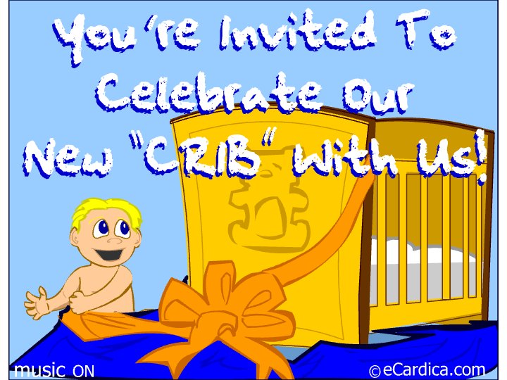 Celebrate Our New Crib
