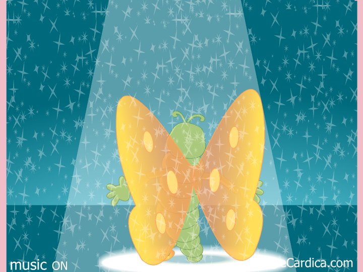 Butterfly In The Spotlight eCard - free Friendship greeting card