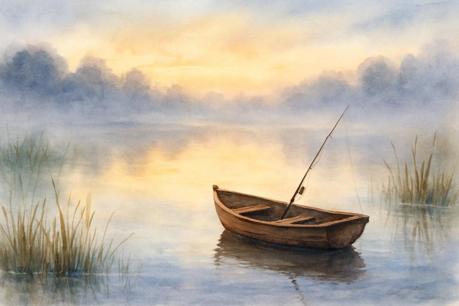 Fishing Morning eCard - free Dad Birthday greeting card