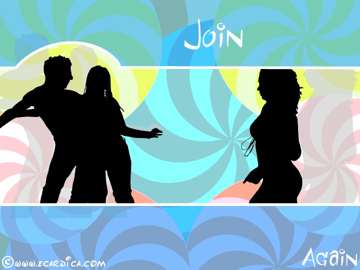 Join The Dance Party Again eCard - free Funny greeting card