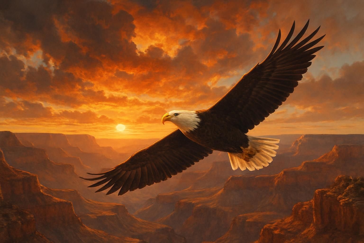 Eagle Soaring
