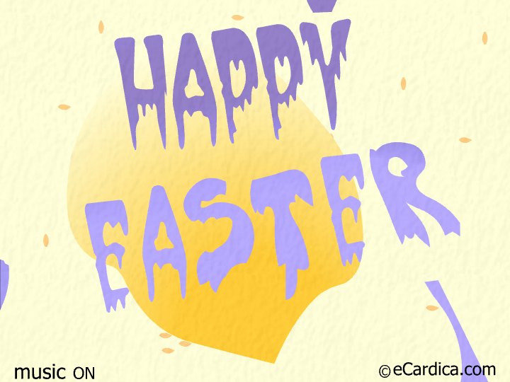 Classic White Easter Bunny eCard - free Easter greeting card