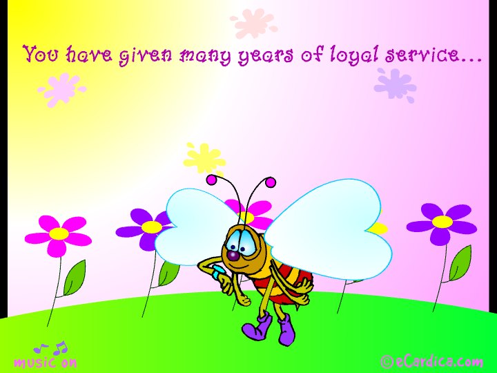 Many Years Of Loyal Service