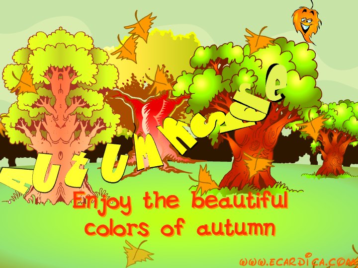 Beautiful Colors Of Autumn eCard - free Autumn greeting card