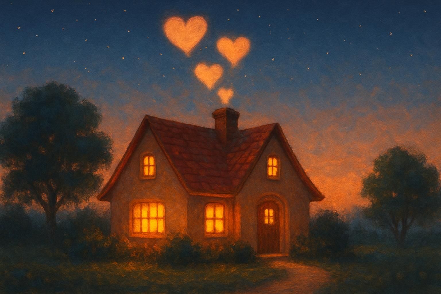 Home Full of Hearts eCard - free Family greeting card