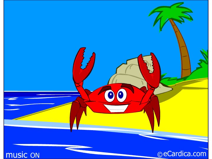Feeling A Little Crabby eCard - free Encouragement greeting card