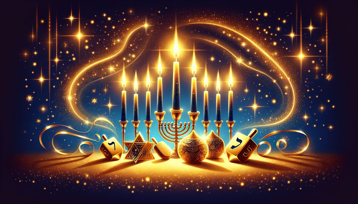 Festival of Lights eCard - free Hanukkah greeting card