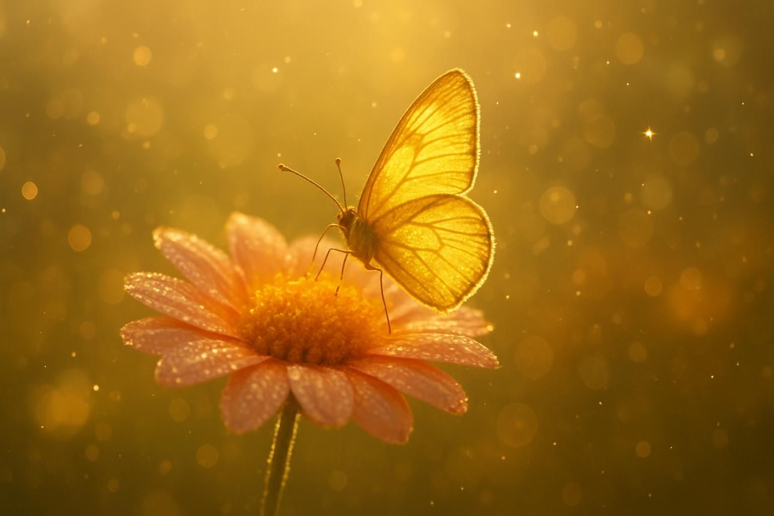 Golden Butterfly eCard - free For Her greeting card