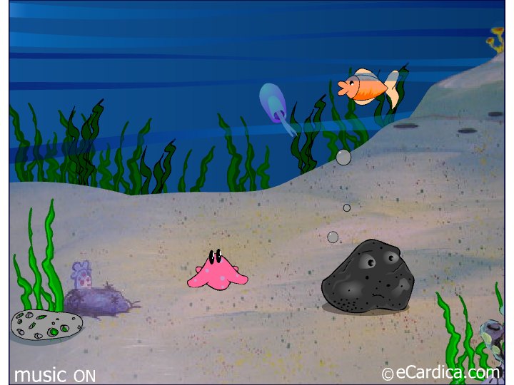 Flirty Underwater Fish Kiss eCard - free Flirting greeting card