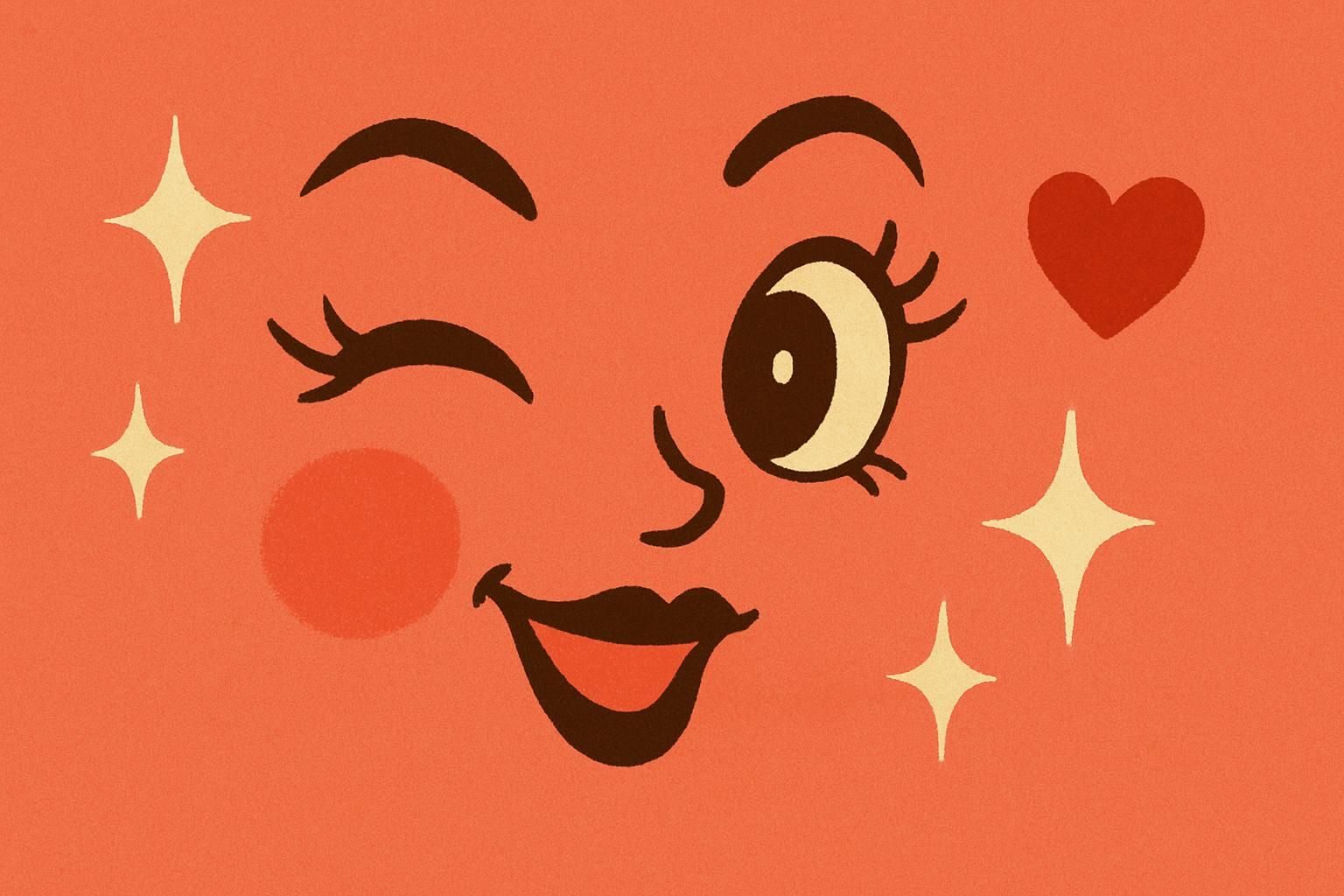A Little Wink eCard - free Flirting greeting card