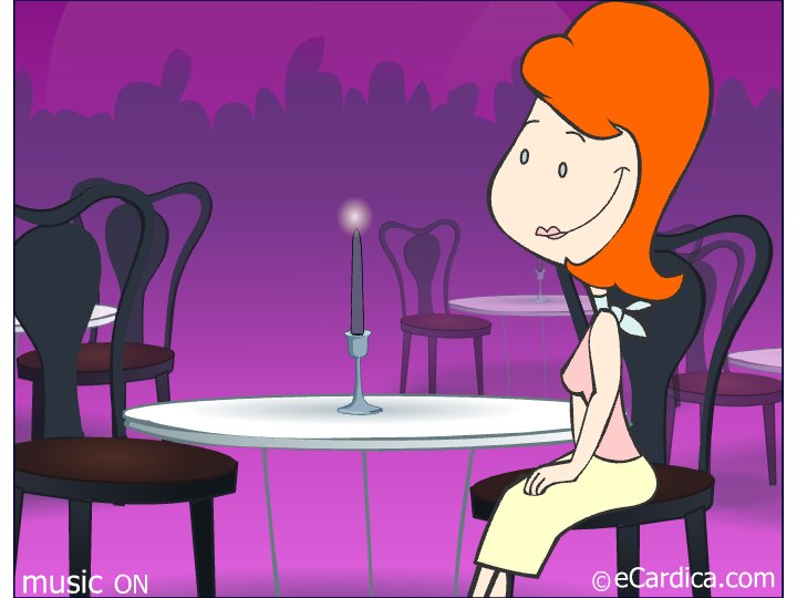 Candlelit Dinner For Her eCard - free Pride greeting card
