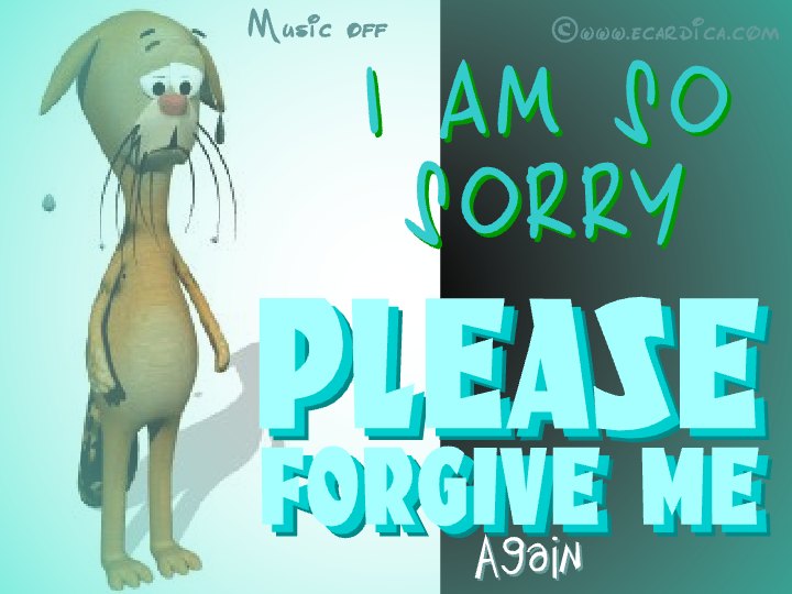 Please Forgive Me Sad Bunny