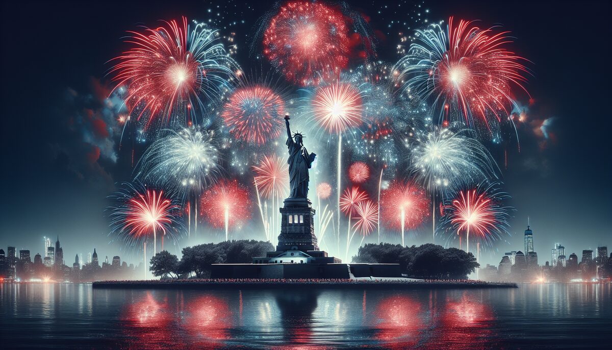 Freedom Fireworks eCard - free Fourth of July greeting card