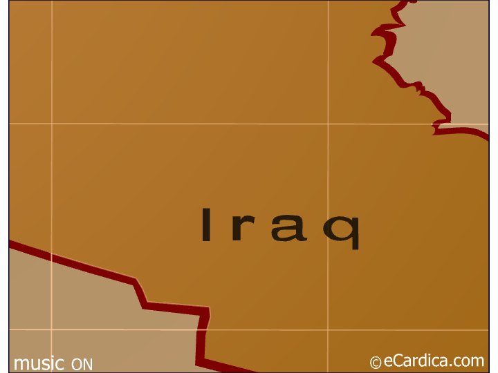 Freedom Fries Iraq Map Joke