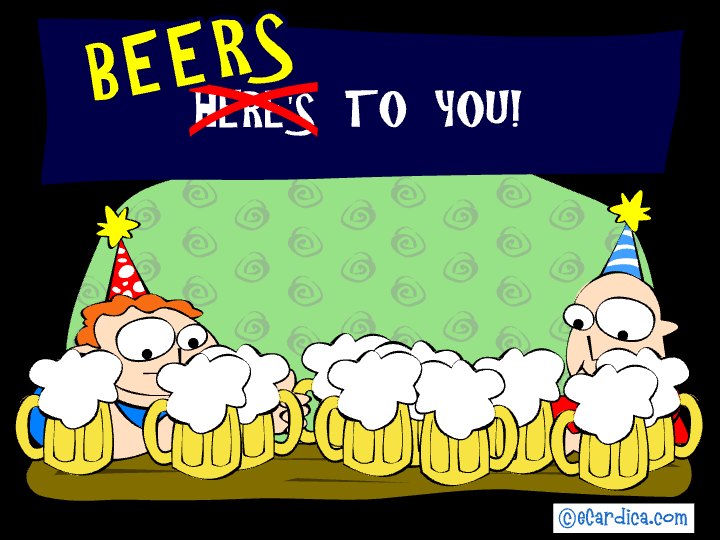 Leprechaun Best Buddy Birthday eCard - free Best Friend Birthday greeting card