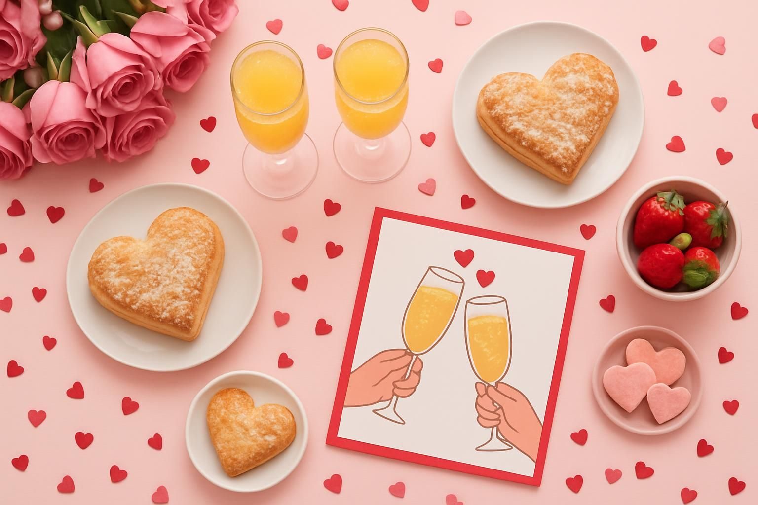 Galentine's Brunch eCard - free Galentine's Day greeting card