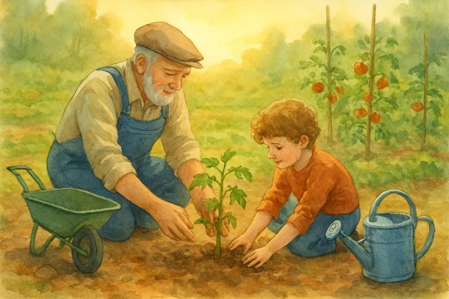 Garden with Grandpa