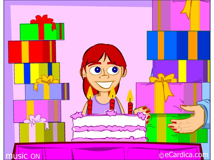 Daughter Buried In Birthday Gifts eCard - free Daughter Birthday greeting card