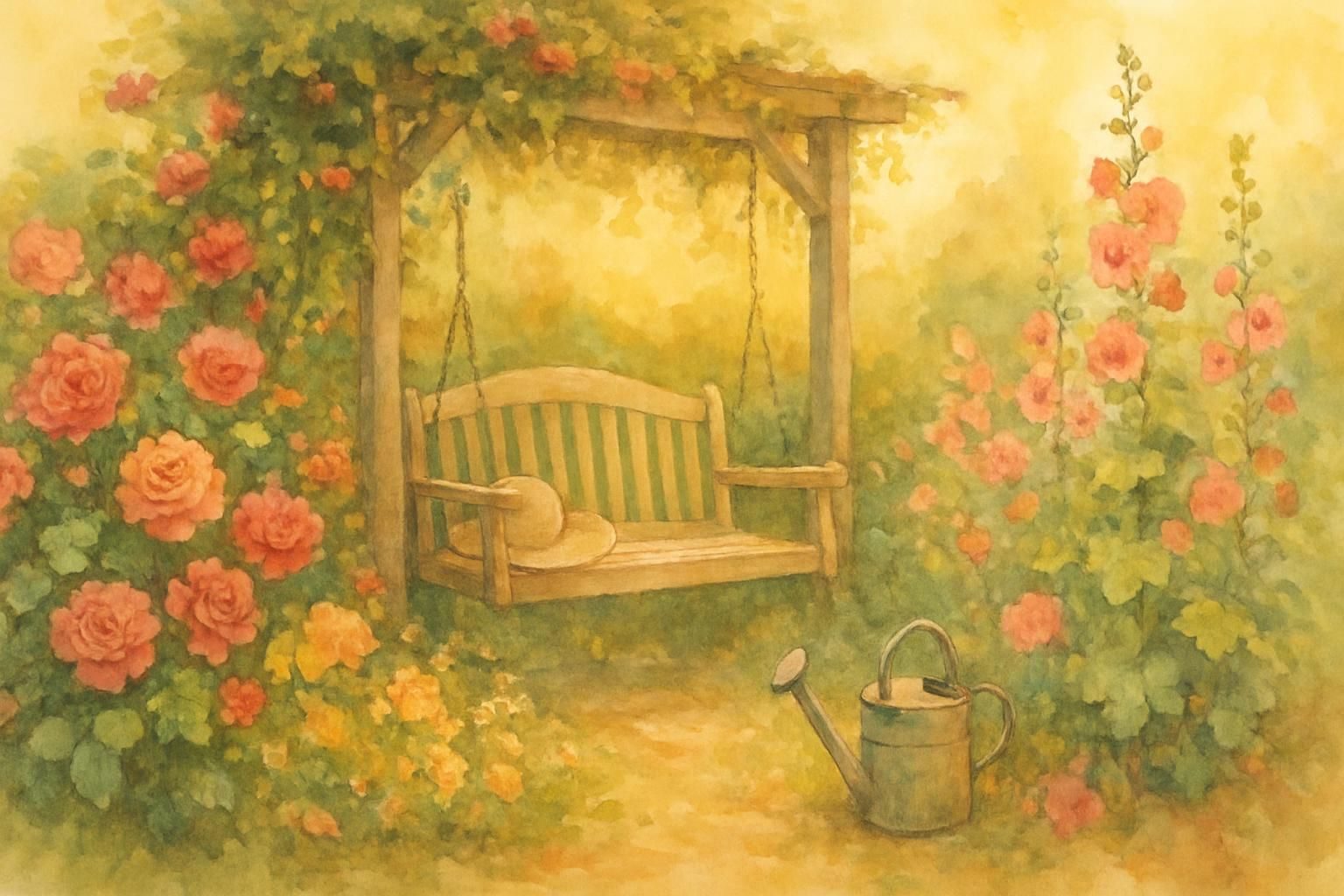Grandma's Garden eCard - free Grandparents Day greeting card