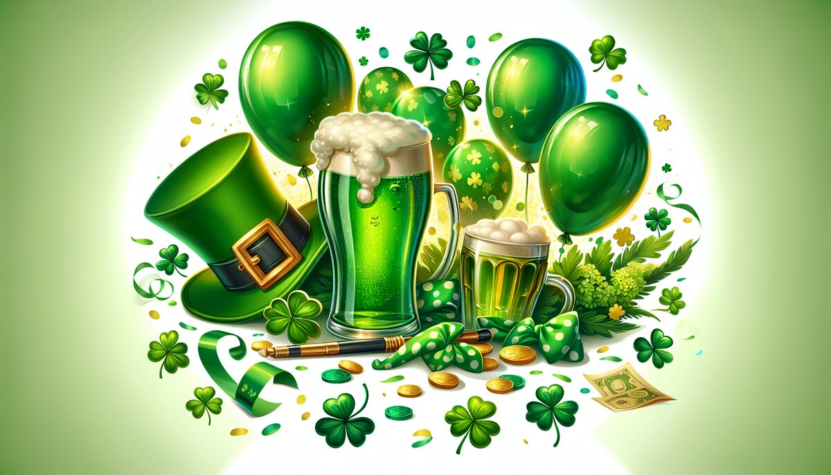 Green Celebration eCard - free St. Patrick's Day greeting card
