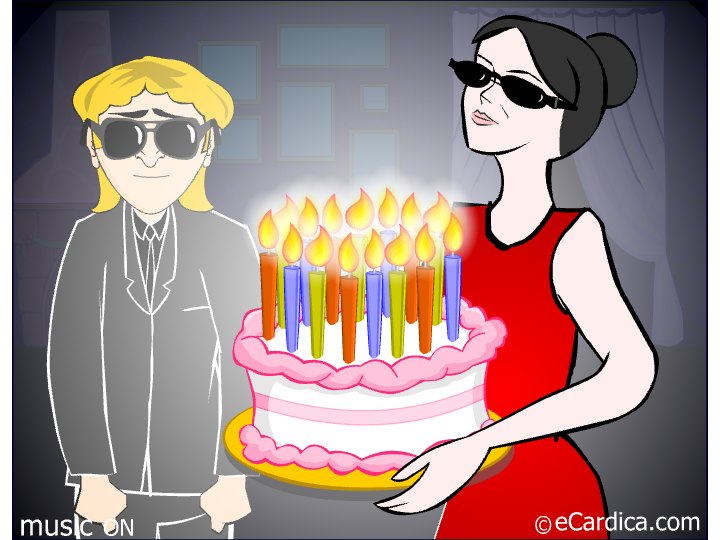 I Had A Feeling Birthday Couple eCard - free Just Because greeting card