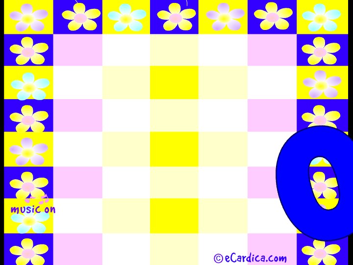 Bright Forty Birthday Daisies eCard - free 40th Birthday greeting card