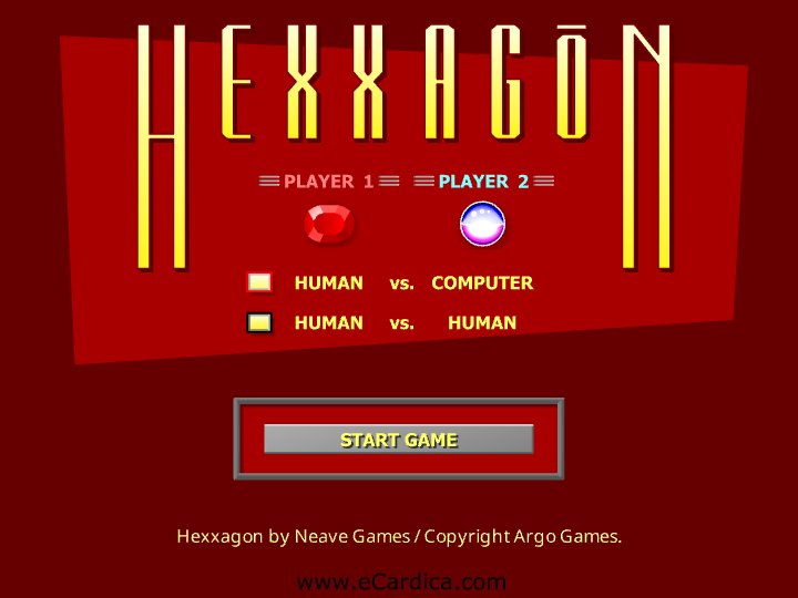 Hexxagon Strategy Board Game eCard - free Classic Games greeting card