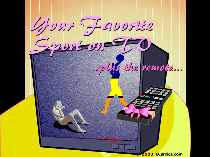 Your Favorite Sport Birthday eCard - free For Him greeting card