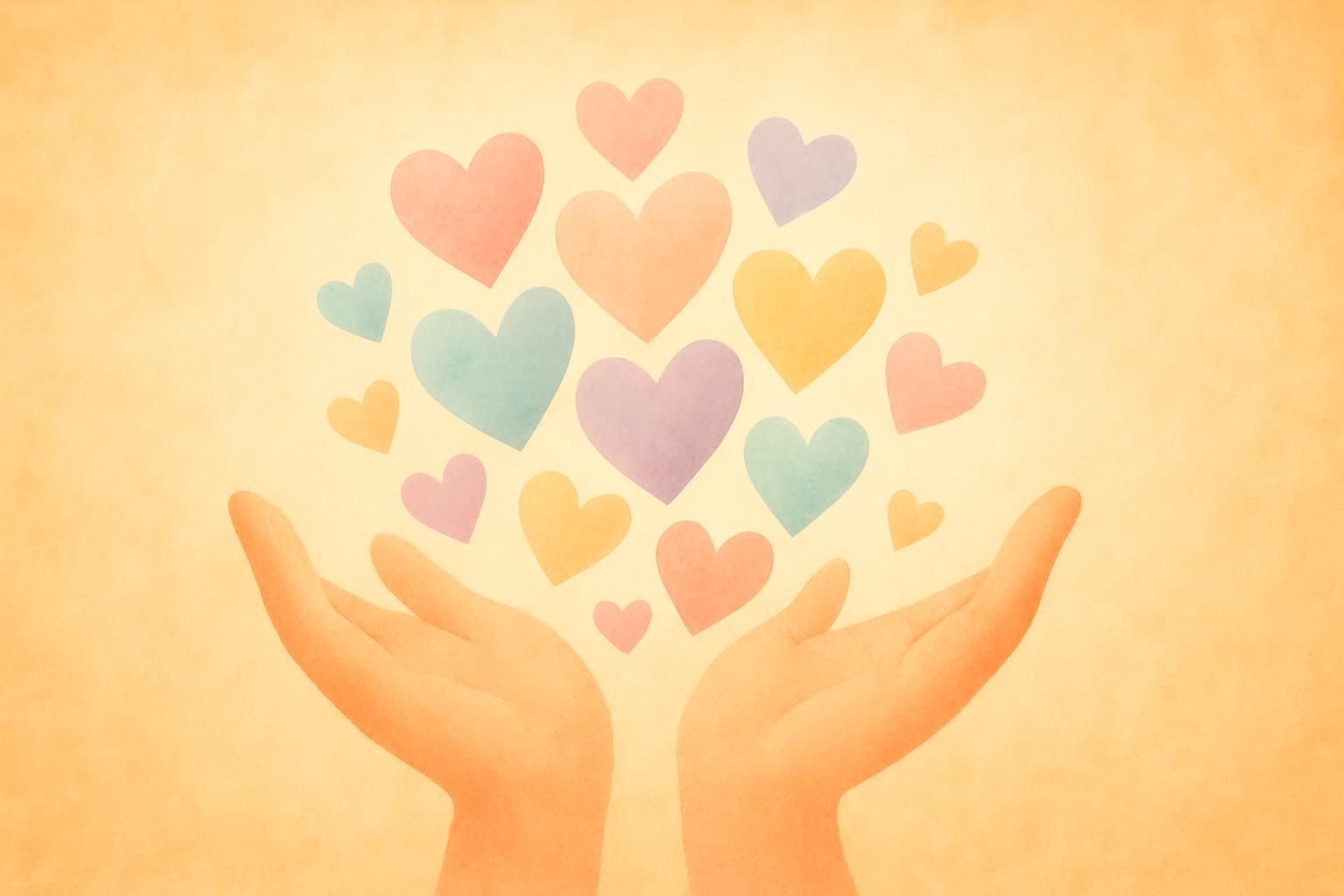 Arms Full of Hearts eCard - free Hugs greeting card