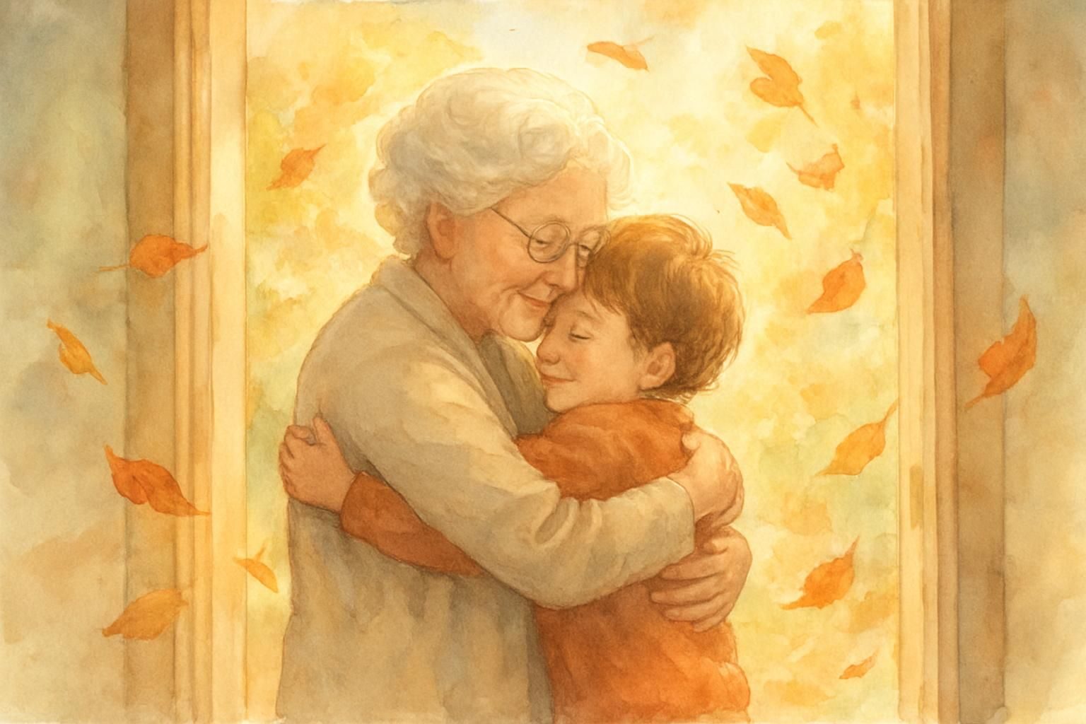 Hugs Across Generations Grandparents Day eCard