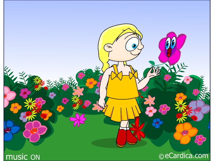Id Pick You Flower Friendship eCard - free Friendship greeting card