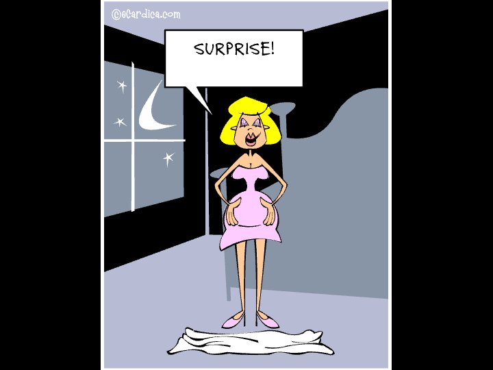 Surprise Im Pregnant Husband eCard - free Husband Birthday greeting card