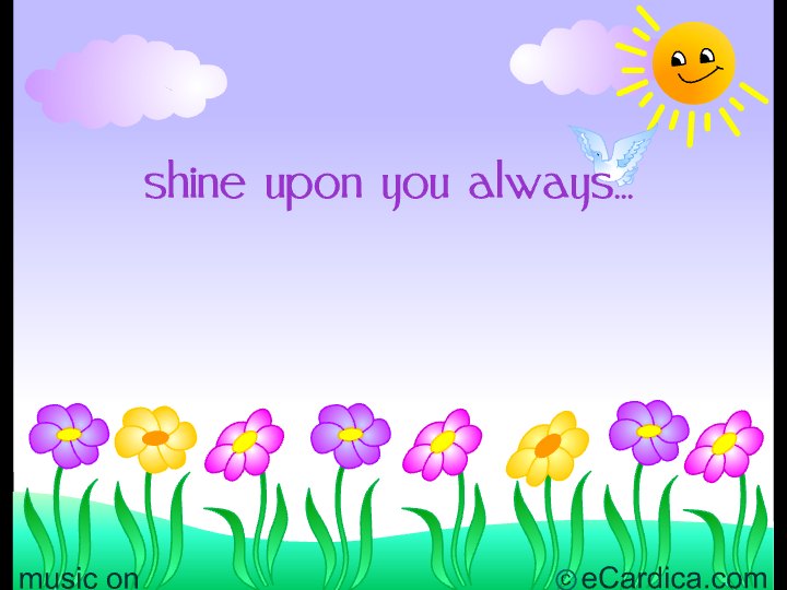 Sunshine Shine Upon You May Day