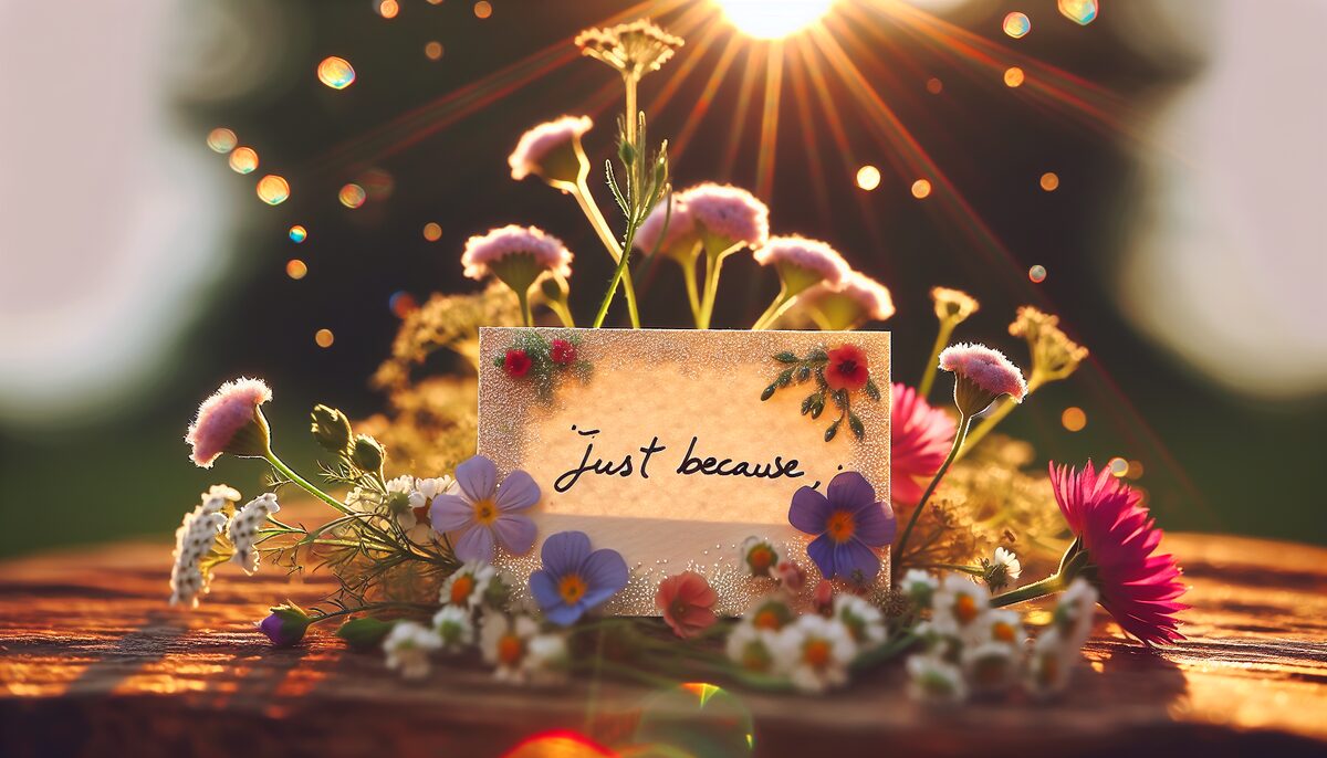 Just a Little Note eCard - free Just Because greeting card