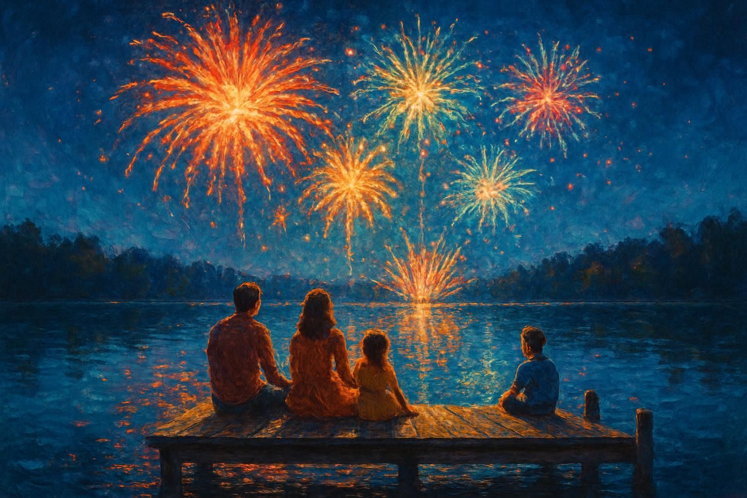 Lakeside Fireworks