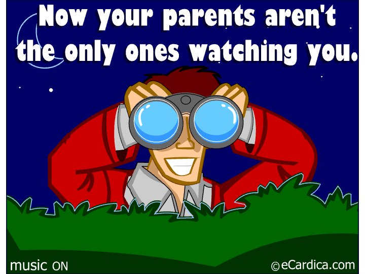 Legal At Last Surveillance eCard - free 18th Birthday greeting card