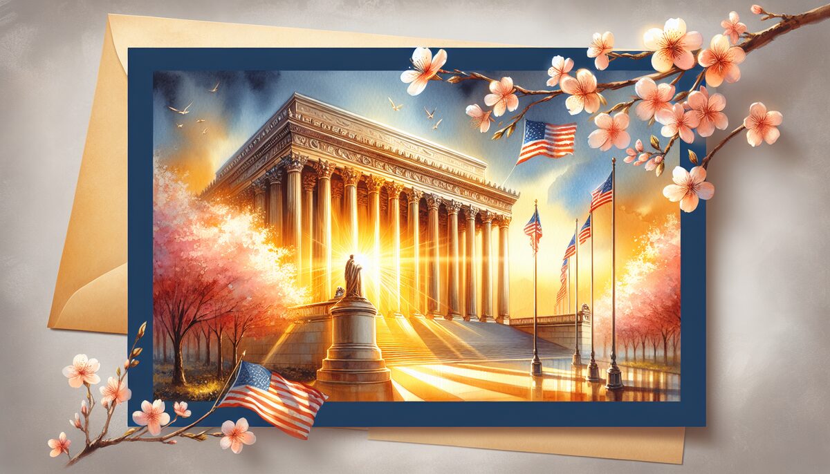 Liberty and Leadership eCard - free Presidents Day greeting card