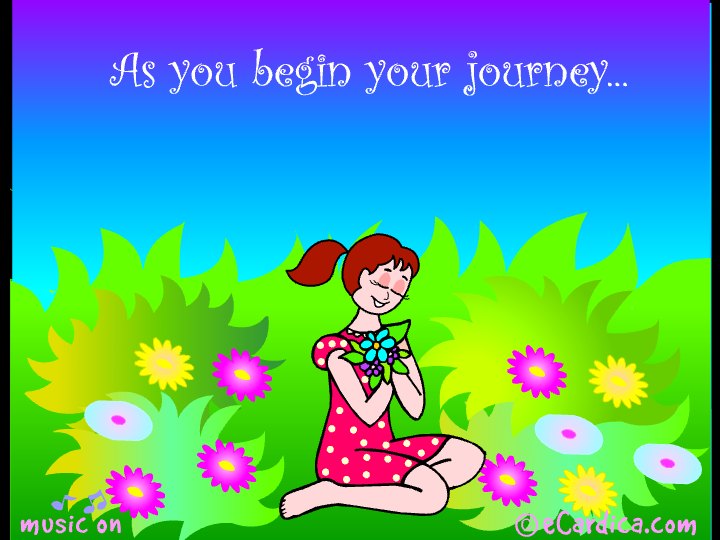 As You Begin Your Journey eCard - free Bar & Bat Mitzvah greeting card